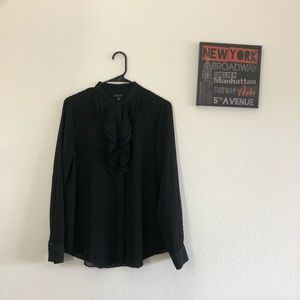 Ann Taylor Black Blouse